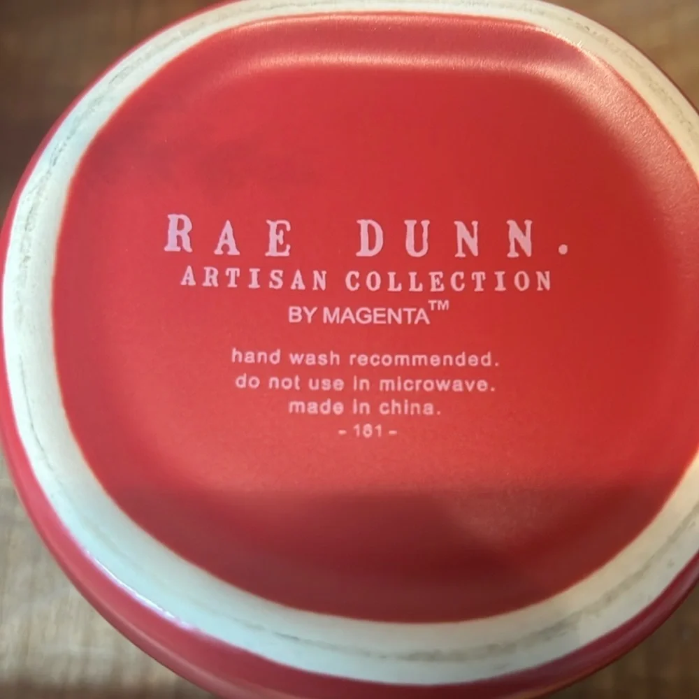 Rae Dunn Red “JINGLE BELLS” Mug